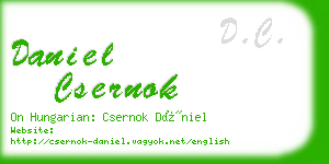 daniel csernok business card